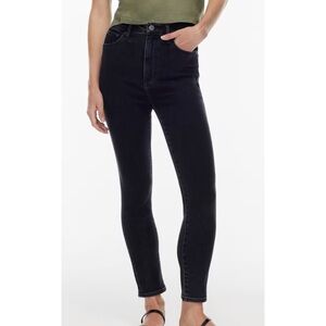 Denim Forum The Lola High Rise Skinny 26L Black